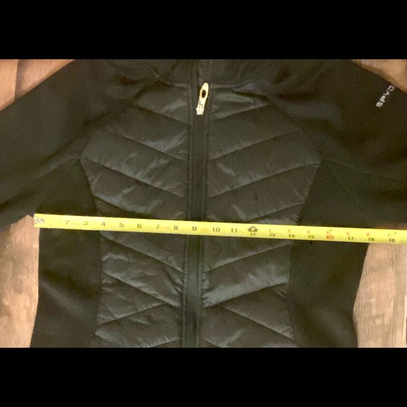 Spyder Black Therma Web Water Resistant Full Zip Jacket Women's NWT - Picture 8 of 9